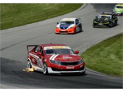 Kia Racing's Mark Wilkins Victorious in Round 11 of the Pirelli World Challenge at Mid-Ohio Sports Car Course
