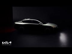 The Kia K4 teased ahead of New York International Auto Show premiere