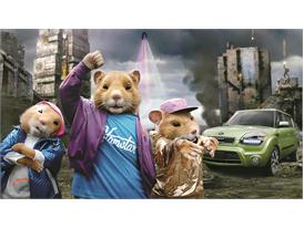 Kia Motors America's Music-Loving Hamsters Shuffle to LMFAO's Smash Hit "Party Rock Anthem" in New Advertising Campaign for Funky Soul Urban Passenger Vehicle