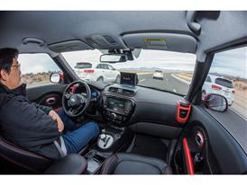 Kia Soul EV Autonomous Vehicle Traffic Jam Assist Kia Soul EV Autonomous Vehicle Traffic Jam Assist