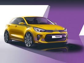 4th Generation Kia Rio - Exterior Front Quarter Rendering