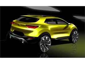 Kia Stonic Rear sketch