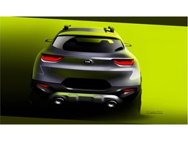 Kia Stonic Press Render Sketch