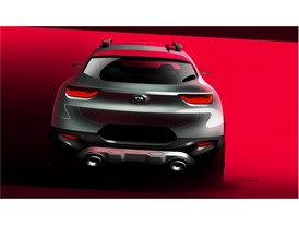 Kia Stonic Press Render Sketch