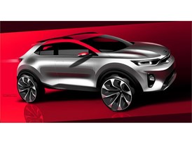 Kia Stonic Press Render Sketch