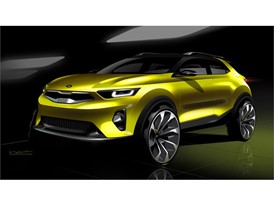 Kia Stonic Press Render Sketch