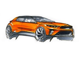 Kia Stonic Artistic Design Sketch