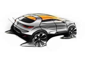 Kia Stonic Artistic Design Sketch