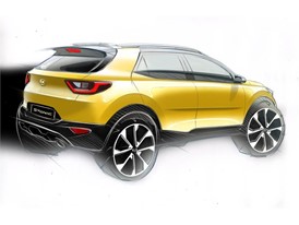 Kia Stonic Artistic Design Sketch