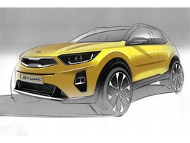 Kia Stonic Artistic Design Sketch