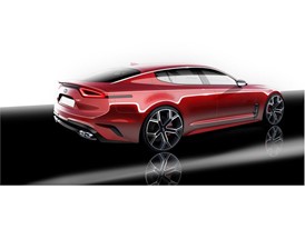 Kia Stinger sketch