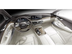 Elegant and Minimalist: Kia Hints at All-New K900 Cabin Design
