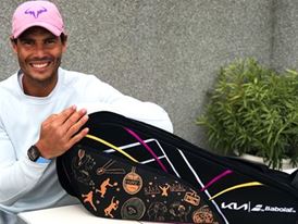 Rafael Nadal, Kia and Babolat collaborate to produce unique tennis bag with inspirational motifs Rafael Nadal, Kia and Babolat collaborate to produce unique tennis bag with inspirational motifs