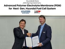Hyundai Motor and Kia to Develop Polymer Electrolyte Membrane with Gore for Hydrogen Fuel Cell Systems Hyundai Motor and Kia to Develop Polymer Electrolyte Membrane with Gore for Hydrogen Fuel Cell Systems