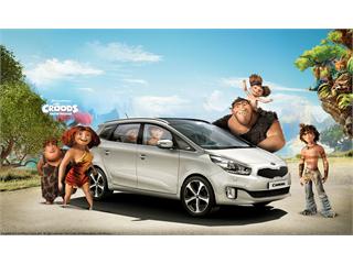 DreamWorks Animation's The Croods Hit the Road in Kia Motors' Stylishly New Kia Carens