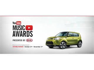 Nominations Announced for the YouTube Music Awards Presented by Kia - Voting Opens for Fans Around the World