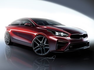 Kia Motors Releases Renderings of All-New 2019 Forte Sedan Ahead of North American International Auto Show World Debut
