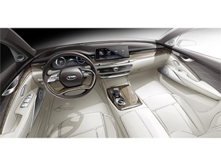 Elegant and Minimalist: Kia Hints at All-New K900 Cabin Design