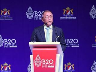 Hyundai Motor Group Executive Chair Urges Bold Action  on Climate Change and Energy Poverty at B20 Summit Indonesia 2022 Hyundai Motor Group Executive Chair Urges Bold Action  on Climate Change and Energy Poverty at B20 Summit Indonesia 2022