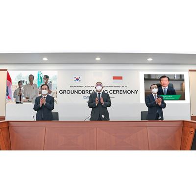 Hyundai Motor Group and LG Energy Solution Begin Construction of EV Battery Cell Plant in Indonesia