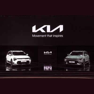 Kia Niro at the 2021 Seoul Mobility Show