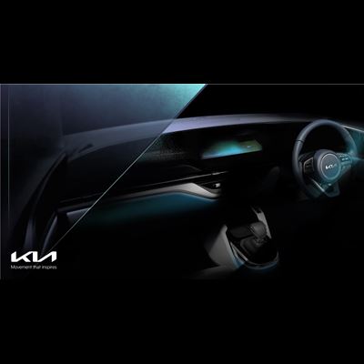 Kia Reveals Official Sketches of Kia Carens - Interior