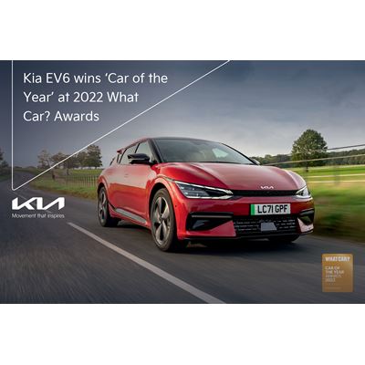 Kia EV6 wins ‘Car of the Year’  at 2022 What Car? Awards