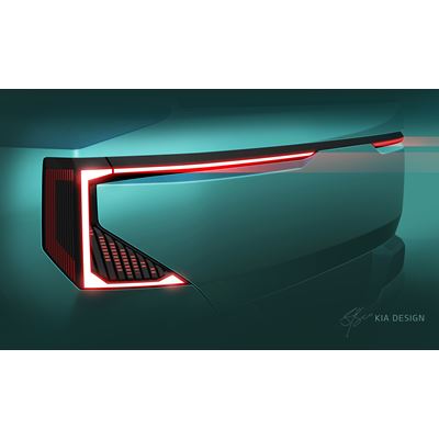 Kia Concept EV5 Exterior Lamp Render