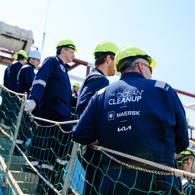 Kia X The Ocean Cleanup record catch, Victoria (CA) Boilersuits