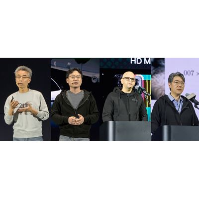(from left) Chang Song, Ji-han Yoo, Michael Sebetich, Sangkeun Lee