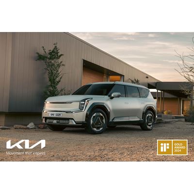 Kia honored with five wins in 2024 iF Design Awards with EV9 taking prestigious Gold
