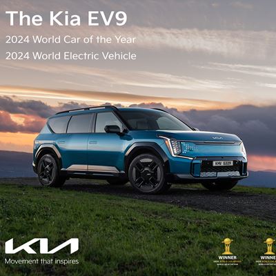 Kia EV9 secures double win at  the 2024 World Car Awards