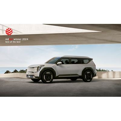 Kia EV9 wins coveted Red Dot Best of the Best Award