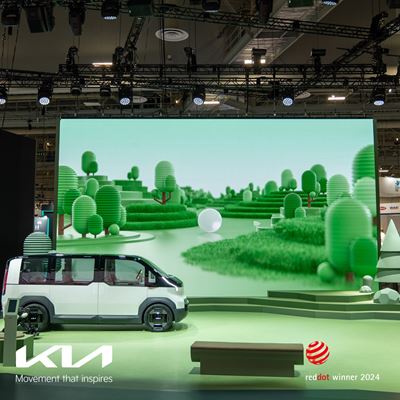 Kia Claims Dual Red Dot Honors for 80th Year Stationery Design and PBV Mobility Concept Video