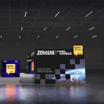 ZER01NE-CRADLE Booth at CES 2025