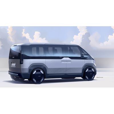 Kia PV5 Sketch - Exterior