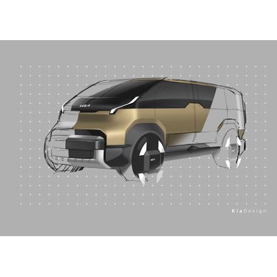 Kia PV5 Sketch - Exterior