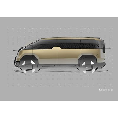 Kia PV5 Sketch - Exterior