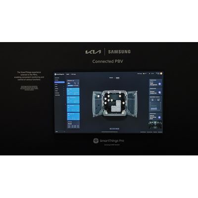 Kia and Samsung Partner to Integrate SmartThings Pro into Kia PBVs