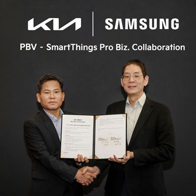 Kia and Samsung Partner to Integrate SmartThings Pro into Kia PBVs