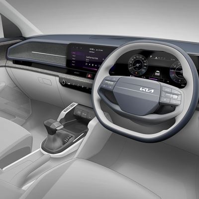 Kia Carens Clavis Interior Sketch