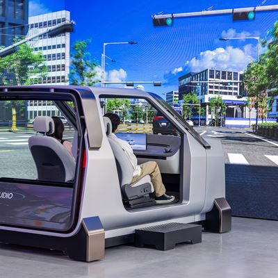 Driving simulations at UX Validation, UX Test Zone