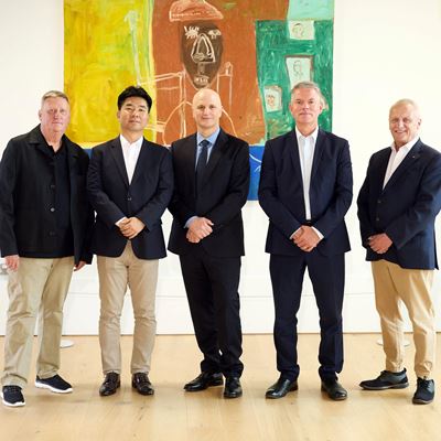 From left Professor Dale Harrow Chair of Intelligent Mobility Design Centre and Head of Intelligent Mobility Design