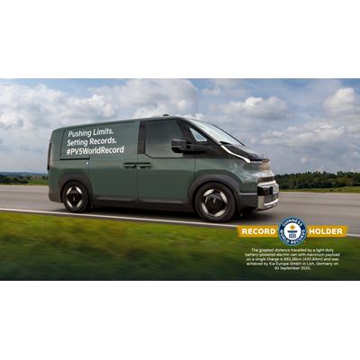 Kia PV5 Cargo sets a GUINNESS WORLD RECORDS™ title Kia PV5 Cargo sets a GUINNESS WORLD RECORDS™ title
