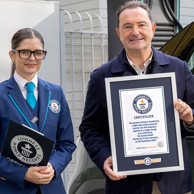 Kia PV5 Cargo sets a GUINNESS WORLD RECORDS™ title Kia PV5 Cargo sets a GUINNESS WORLD RECORDS™ title