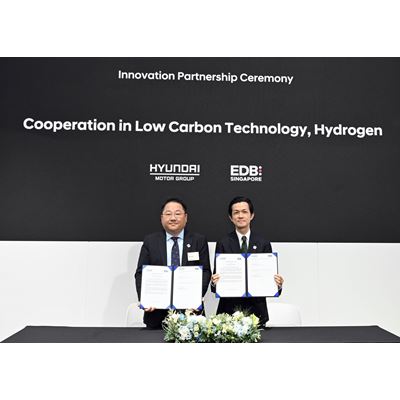 Hyundai Motor Group partners with EDB to build up capabilities in low-carbon technologies, including hydrogen