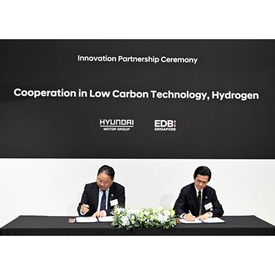 Hyundai Motor Group partners with EDB to build up capabilities in low-carbon technologies, including hydrogen