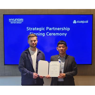 Hyundai Motor Group and CuspAI Partner to  Accelerate Material Innovation Using AI