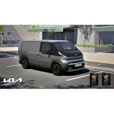The Kia PV5 Cargo crowned ‘Van of the Year’ and ‘Compact Van of the Year’ at the 2026 What Van? Awards