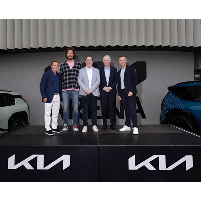 At the Kia Arena in Melbourne Park, during the official player tournament vehicles handover ceremony for the Australian